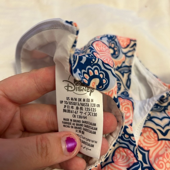 Rare Disney the Riviera resort lined dress, Child size M NWT - Picture 4 of 4